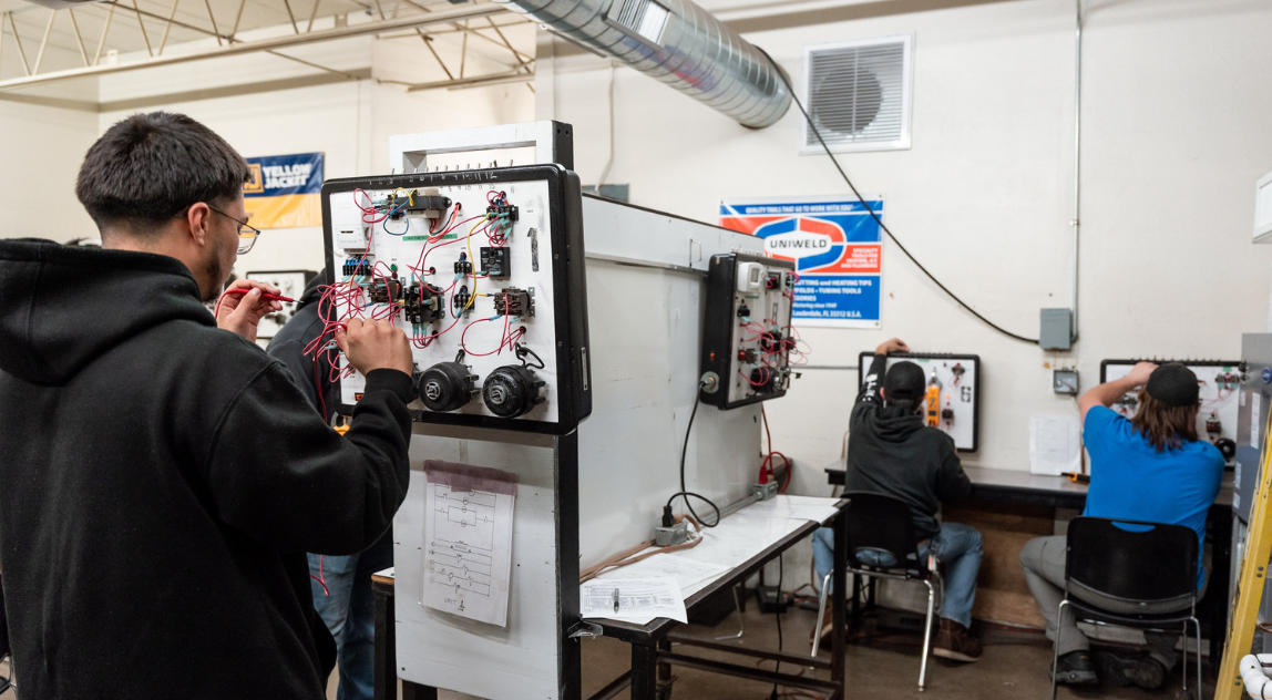 Hands-on HVAC training